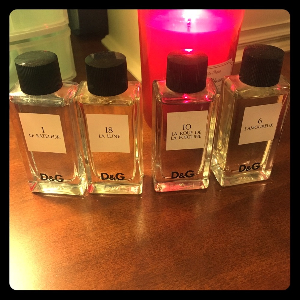 Set of 4 Dolce and Gabbana Fragrances